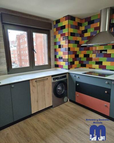 Reforma integral de cocina en Gijón
