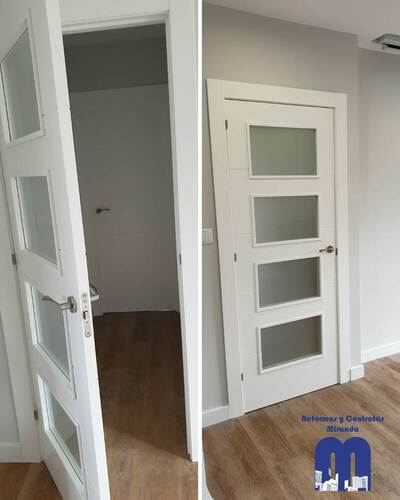Instalación de puertas de interior y entrada en viviendas de Gijón y Asturias