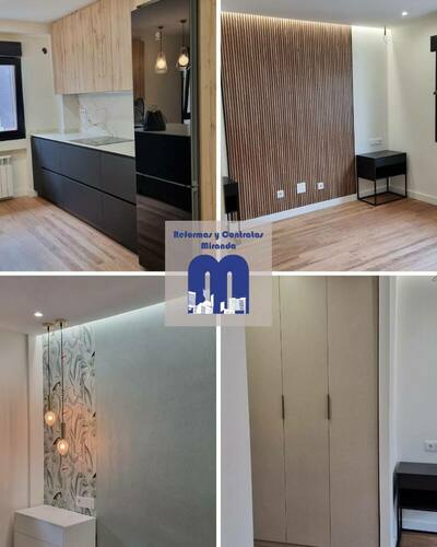 Reforma integral con cocina moderna, baños totalmente renovados, armarios empotrados y acabados cálidos que unifican todo el piso en un estilo actual y coherente