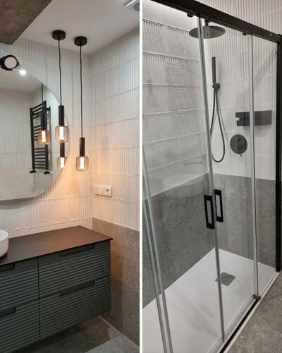 Reforma integral con cocina moderna, baños totalmente renovados, armarios empotrados y acabados cálidos que unifican todo el piso en un estilo actual y coherente