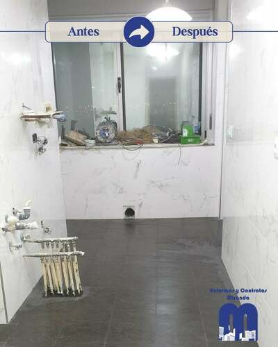 Reforma de cocina alargada moderna en Gijón | Reformas Miranda