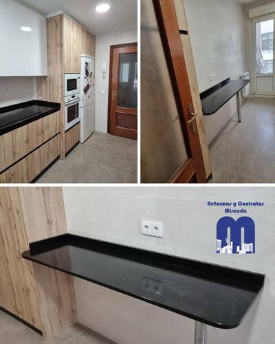 Reforma integral de cocina en un piso: funcionalidad y estilo en un espacio reducido