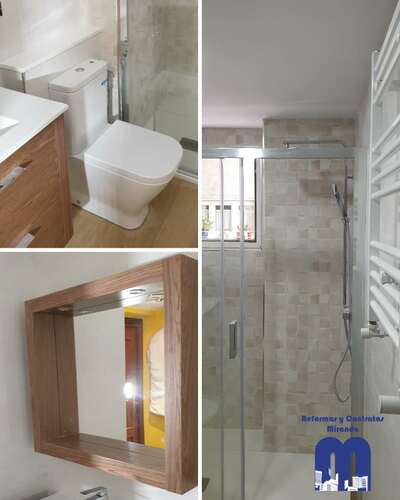 Reforma integral de baño: diseño actual y funcionalidad en equilibrio