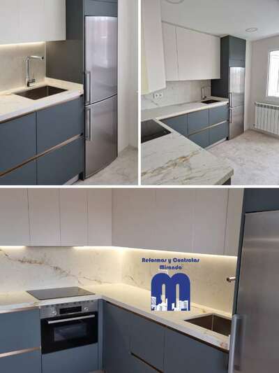 Reforma integral de cocina en Gijón – Funcionalidad y diseño en equilibrio